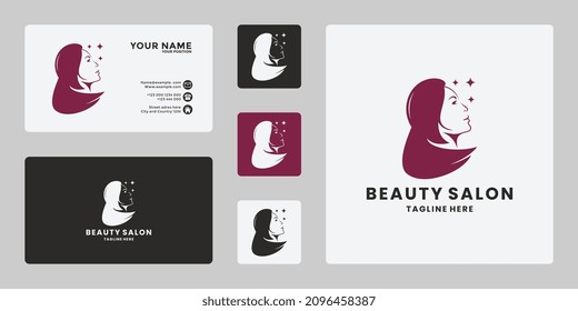 luxury beauty women dream salon spa, pure beauty logo design template