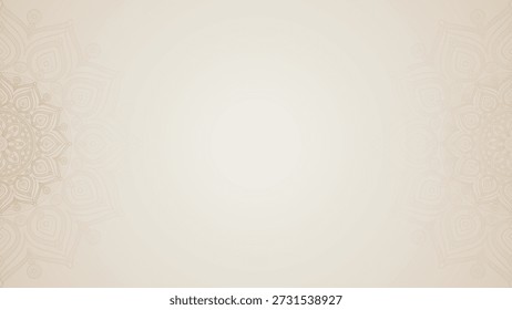 Fondo Horizontal Mandala beige