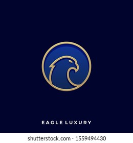 Luxury Bird Illustration Vector Template. Suitable for Creative Industry, Multimedia, entertainment, Educations, Shop, and any related business