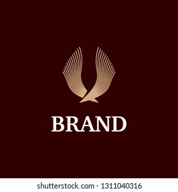 Luxury Bird Logo Design Template