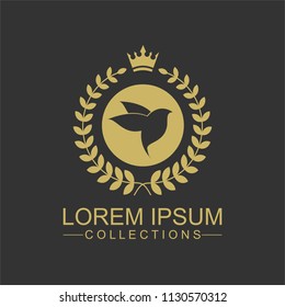 Luxury Bird Logo template in vector for Restaurant, Royalty, Boutique, Cafe, Hotel, Heraldic, Jewelry, Fashion and other vector illustration