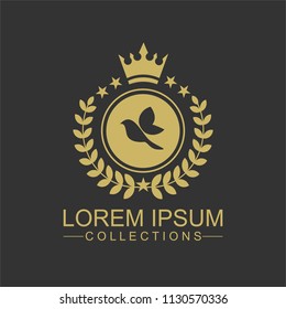 Luxury Bird Logo template in vector for Restaurant, Royalty, Boutique, Cafe, Hotel, Heraldic, Jewelry, Fashion and other vector illustration