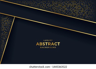 Luxury black background with 3d style.