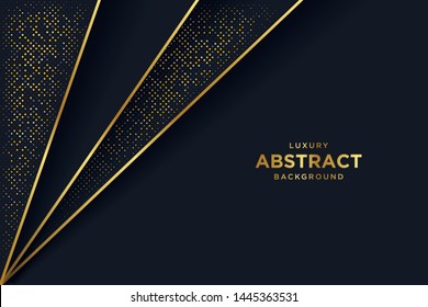 Luxury black background with 3d style.