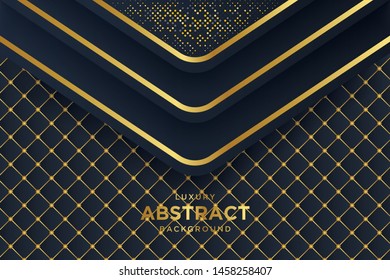 Luxury black background with 3d style.