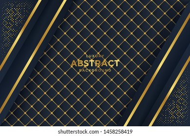 Luxury black background with 3d style.