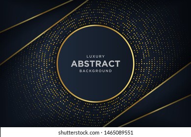 Luxury black background with 3d style.