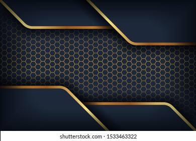 Luxury black background with 3d style. Decorative element for design.