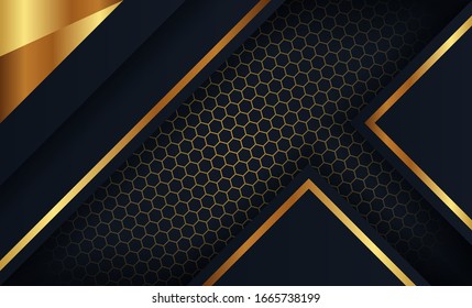 Lujoso fondo negro con estilo 3d.  Elemento de diseño gráfico. Decoración elegante