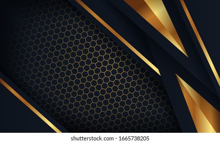 Lujoso fondo negro con estilo 3d.  Elemento de diseño gráfico. Decoración elegante