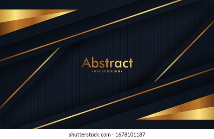 Luxury black background with 3d style. Graphic design element. Elegant decoration
