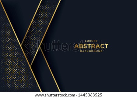 Luxury black background with 3d style.