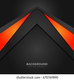 luxury black background banner vector illustration