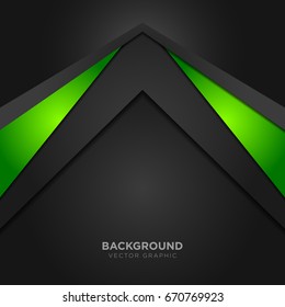 luxury black background banner vector illustration