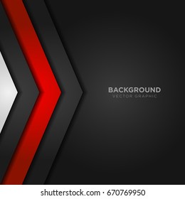 luxury black background banner vector illustration