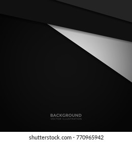 luxury black background banner vector illustration