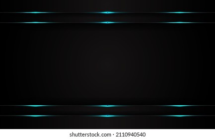 luxury black background blank space with gold blue cyan shadow effect