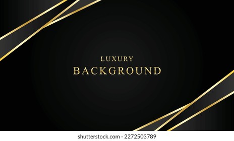 luxuriöser schwarzer Hintergrund, goldener Farbverlauf-Design