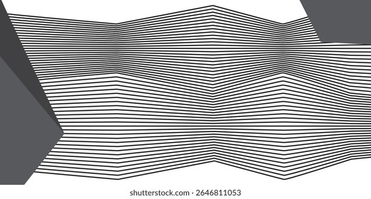 padrão de linha de fundo preto de luxo legal simples
