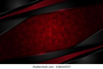 Luxury black background with red lines combinations. modern futuristic background	