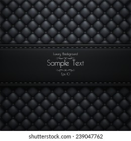 Luxury Black Background With Stripe For Text. Mock Up