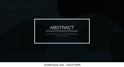 luxury black background with text banner