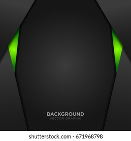 luxury black color background vector illustration