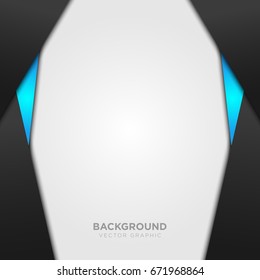 luxury black color background vector illustration
