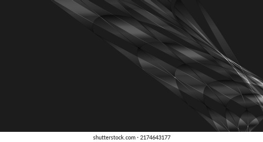Luxury black corporate background vector