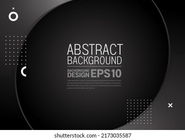 luxury black corporate curve backgroun, wave design overlap layer  shadow gradients  dark space composition, simple minimal shapes illustration for application, template design