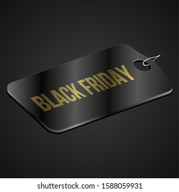 Luxury black friday poster - Vector illustration design