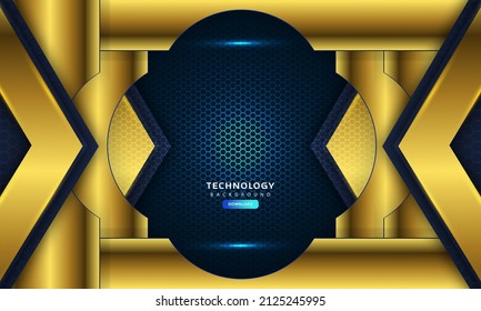 Luxury black and gold background