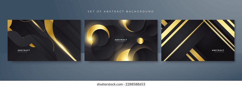 Luxusschwarz-goldener Hintergrund