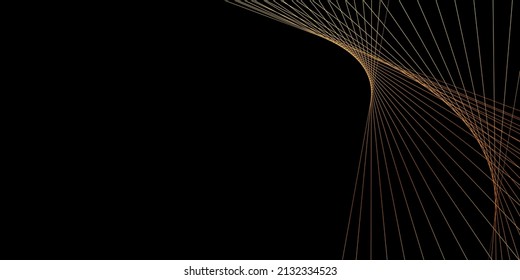 Luxury black  gold background design