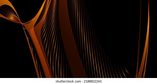 Luxury black gold background vector design