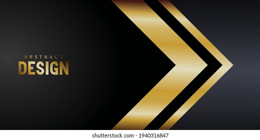 luxury black and gold, dark elegant, abstract background.