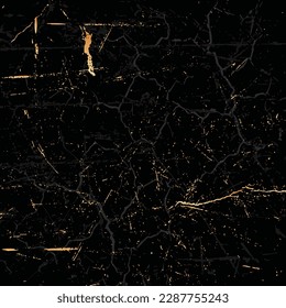 Luxury Black and Gold Marble texture background vector. Panoramic Marbling texture design for Banner, invitation, wallpaper, headers, website, print ads, packaging design template