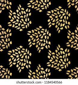 Luxury Black Gold Party Confetti Pattern Seamless Vector , Drawn Illustration for Stylish Classy Invitations, Elegant Party Decor Festive Backdrops, Metallic Wedding Stationery, Luxe Texture Gift Wrap