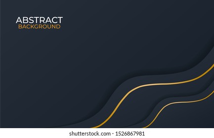 Luxury black and gold texture background