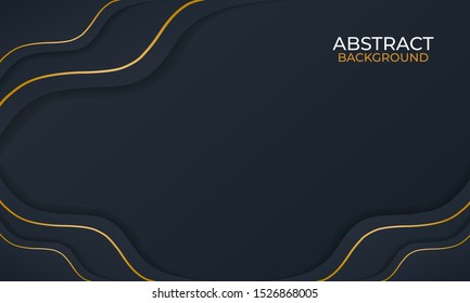 Luxury black and gold texture background