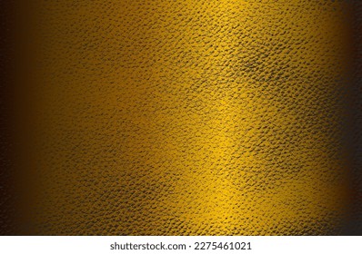 Luxury black golden metal gradient background with distressed natural, genuine animal skin, leather texture. Vector illustration