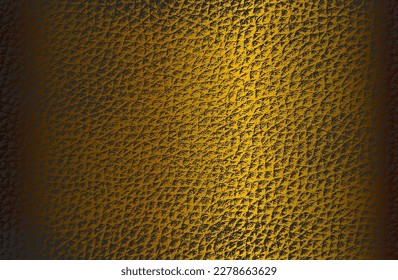 Luxury black golden metal gradient background with distressed natural, genuine animal skin, leather texture. Vector illustration