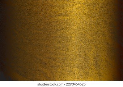 Luxury black golden metal gradient background with distressed fabric, textile texture. Vector illustration