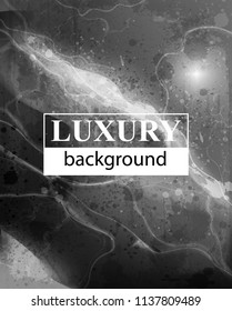Luxury black marble background. Stone pattern textures illustration