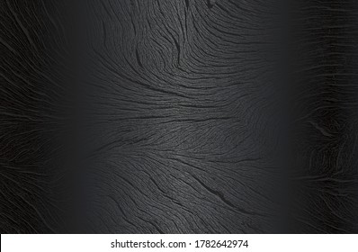 Luxury black metal gradient background with distressed wooden parquet texture. Vector illustration