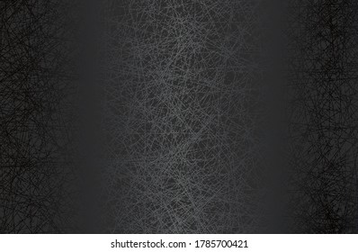 Luxury black metal gradient background with distressed metal plate texture. Vector illustration