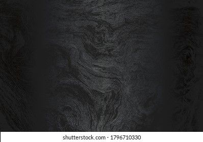 Luxury black metal gradient background with distressed cracked concrete texture. Vector illustration
