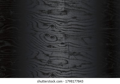 Luxury black metal gradient background with distressed wooden parquet texture.