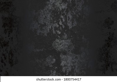 Luxury black metal gradient background with distressed metal plate texture. Vector illustration - Shutterstock ID 1800754417