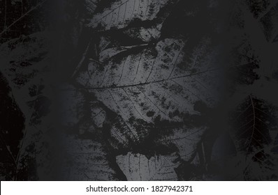 Fondo de gradiente de metal negro de lujo con textura de hoja de cierre angustiada con estrías. Ilustración del vector